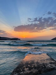 sunset over the sea © Marta
