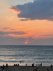 sunset on the beach © Marta