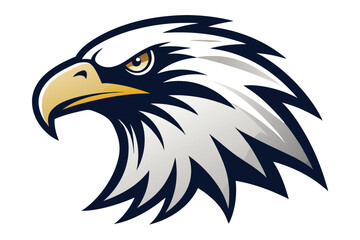  eagle head silhouette vector illustration 
