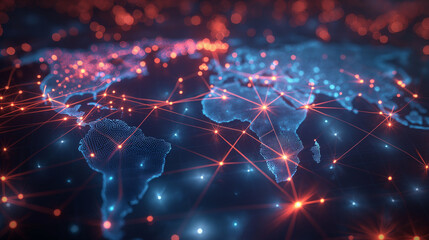 Obraz premium Global Connectivity: 
