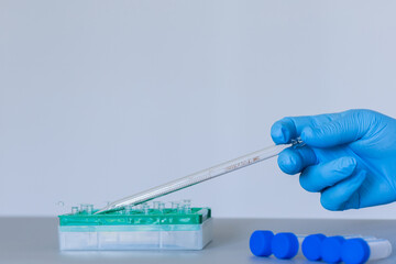 Production line pharmaceutical industry. Manufacturing of drugs and medications, pharmaceuticals.