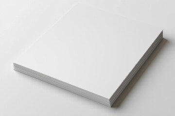 Blank A4 Paper Mockup on Isolated Background created with Generative AI
