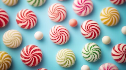 Candy: Sweet and Colorful Treats in Vibrant Display