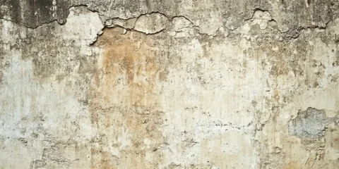 Fotobehang Verweerde muur background of old cement grunge wall , ai  © Dzikrul Husnani