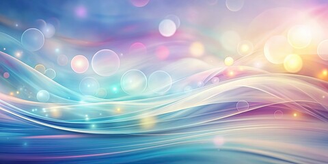 Soothing abstract pattern with gentle moving dynamics and serene hues, serene, fluid, bright, peaceful, graceful