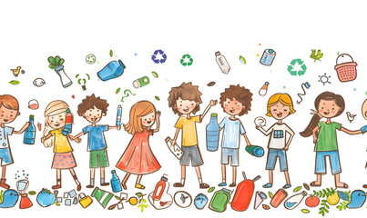 Fototapeta premium recycle and reuse products concept to keep the world green.