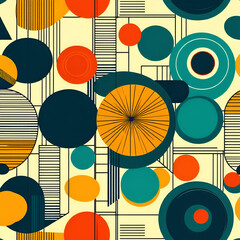 Obraz premium seamless pattern with circles