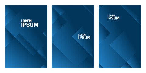 A abstract square designs. Featuring a dark blue background, geometric shapes, and the placeholder text, these versatile graphics are perfect for modern presentations, branding, and digital designs.