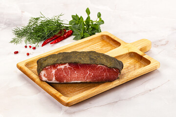 Delicous tasty dry pork jerky