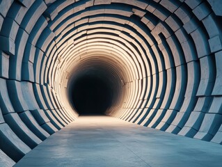 Tunnel construction and infrastructure, holographic excavation analysis, futuristic methods