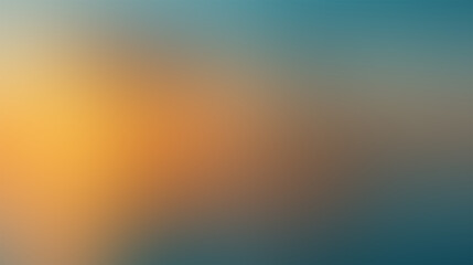 Naklejka premium abstract blurred gradient background in orange and teal tones for design projects.