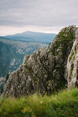 Curevac Hiking Mountains in Durmitor National Park, Zabljak, Montenegro - Jagged Stone Rocks and Mountain Views - Incredible Hikes overlooking Tara Canyon and Forest