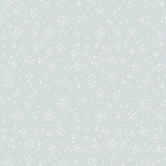 Small dots pattern. Abstract irregular brush spots. Organic shapes pattern.