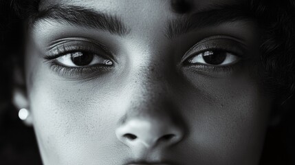 Contemplative Portrait of Youth