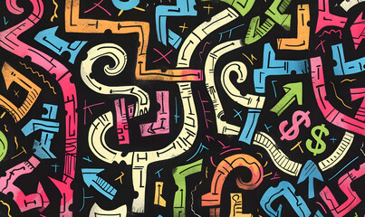 investment and business graphic advertising backgrounds