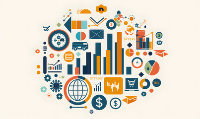 investment and business graphic advertising backgrounds