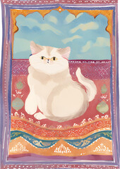 cat on a window