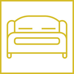Luxury Bedding icon Design