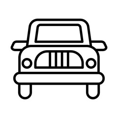Taxi line icon