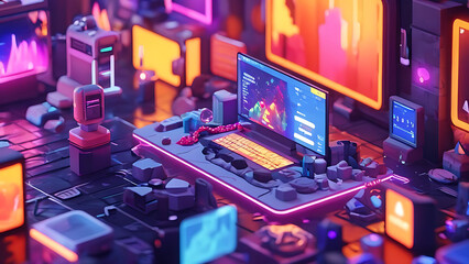 NFT marketplace with animated NFTs
