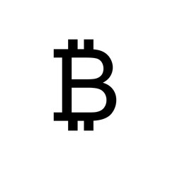 Bitcoin icon logo design. bitcoin sign and symbol. payment symbol. cryptocurrency logo