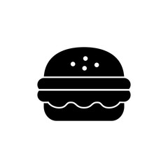 Burger icon logo design. burger sign and symbol. hamburger