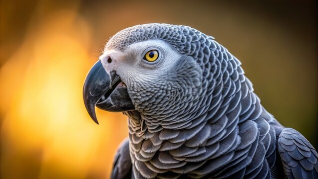 Vibrant grey parrot with distinctive crest perches solo on a sleek isolated background, showcasing its majestic plumage and unique facial features in high definition.