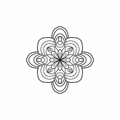 abstract background,Hand drawn mandala image 