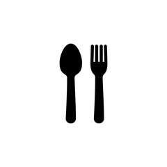 spoon and fork icon logo design. spoon, fork and knife icon vector. restaurant sign and symbol
