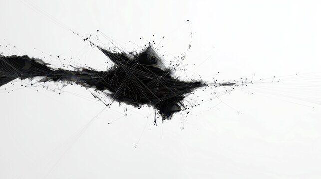Connected Lines, a dynamic vector illustration showcasing intricate patterns that symbolize communication pathways, emphasizing connectivity and modern design elements.