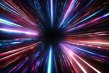 Fototapeta premium Hyperspace Journey