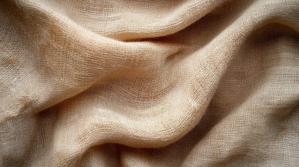 Linen Fabric Texture Background. High Resolution. Generative ai