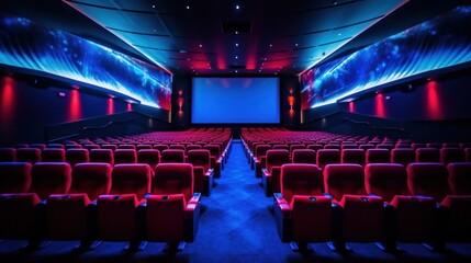 Empty Movie Theater Seats