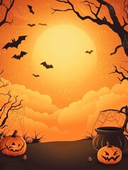 Halloween Night Scene
