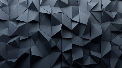 Fototapeta premium Futuristic geometric patterns with layered 3D textures, creating a dynamic, visually striking wall background for modern presentations