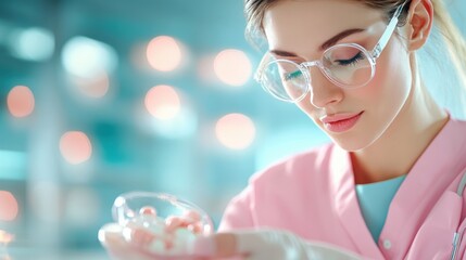 Nurse administering medication to a patient, providing compassionate and skilled healthcare.