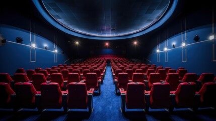 Empty Movie Theater Seats