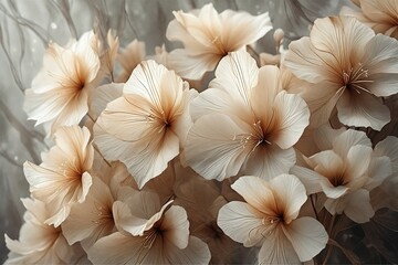 Obraz premium Abstract Floral Artwork