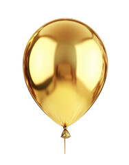 Gold Balloon With Transparent Background