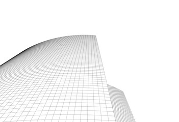 Fototapeta premium abstract architectural background vector illustration