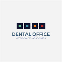 Dental Clinic Logo Design Dentist Logo Tooth abstract Linear Dentist stomatology