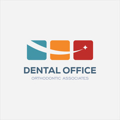 Dental Clinic Logo Design Dentist Logo Tooth abstract Linear Dentist stomatology