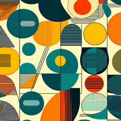 seamless pattern with circles