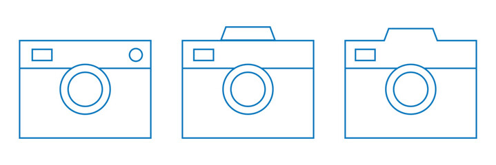 camera icon isolated on white background