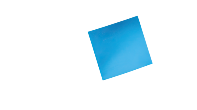 Blue sticky note transparent background