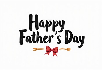 Obraz premium Father's Day Vector Art: Unique Brush Lettering Design for DIY Projects 