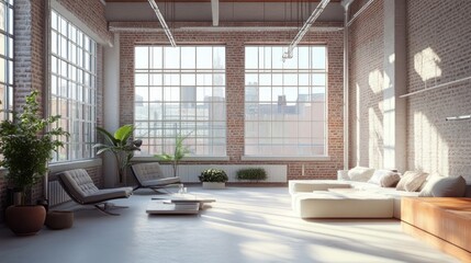 Modern Loft Apartment with City View