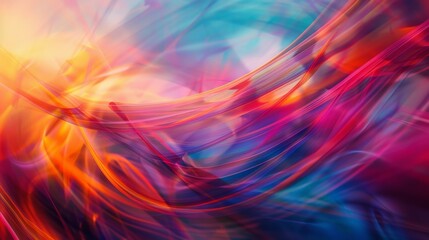 A captivating image featuring colorful swirls of motion, creating a hypnotic and alluring abstract pattern, perfect for evoking a sense of creativity and dynamism.