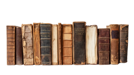 Old books transparent background