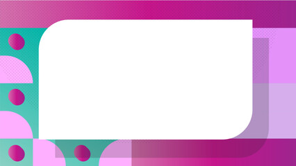 Modern geometric pattern